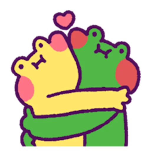 oh_my_frog sticker 👨‍❤️‍👨