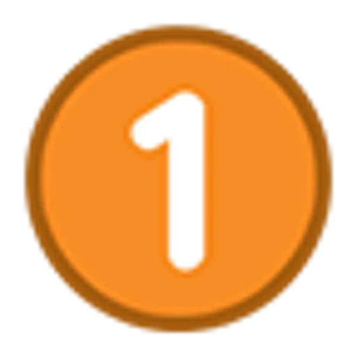 Telegram Sticker «Odnoklassniki Emojis» 1⃣