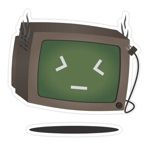 Old Monitor emoji 😣