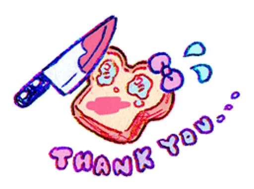 Official Omori Stickers (OMOCAT) emoji 🔪