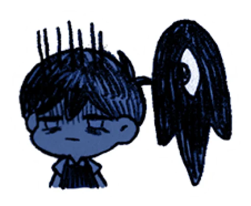 Official Omori Stickers (OMOCAT) emoji 🙀