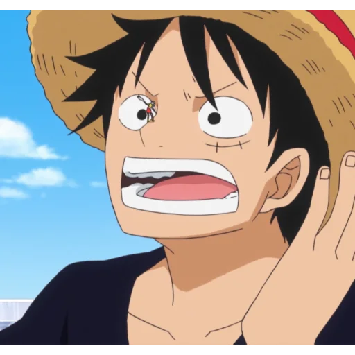 Стикер Telegram «One Piece» 😳