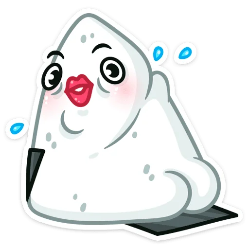 Telegram Sticker «Онигири-сан» 🍑