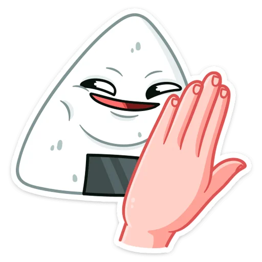 Telegram Sticker «Онигири-сан» 😈