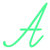 Емодзі Telegram «Зеленый шрифт» 😃