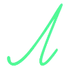 Telegram emojisi «Зеленый шрифт» 😃