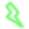 Емодзі Зеленый шрифт ⚡️