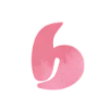 Розовый шрифт emoji 6⃣