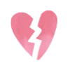 Telegram emoji «Розовый шрифт» 💔