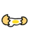 Telegram emoji «૮꒰ ｡っ -｡꒱ఎ ⃝ ⊹ ◜ ♡ 𝅭» 🥚