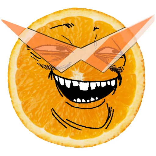 Telegram Sticker «Orange pack» 😎