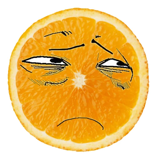 Orange pack sticker 😕