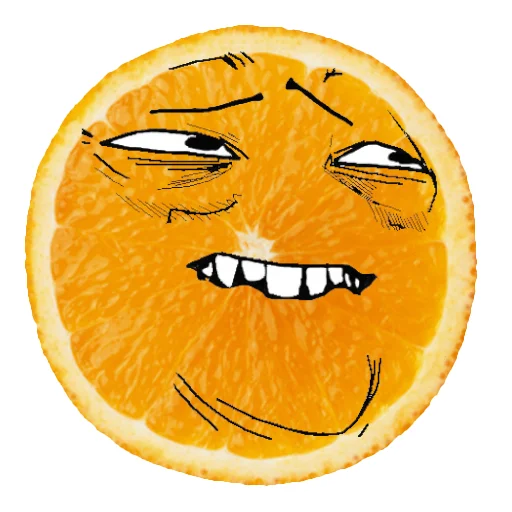 Telegram stiker «Orange pack» 😕