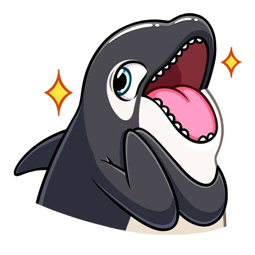 Telegram Sticker «Косатик» ☺️