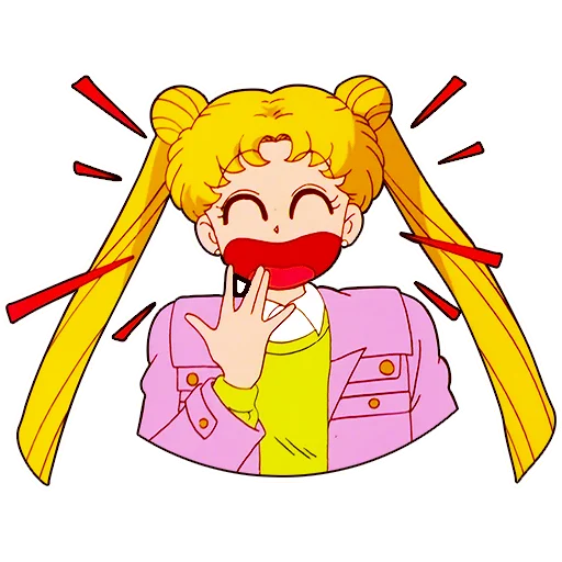Original Sailor Moon sticker 😂