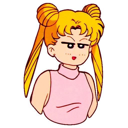 Original Sailor Moon emoji 😑