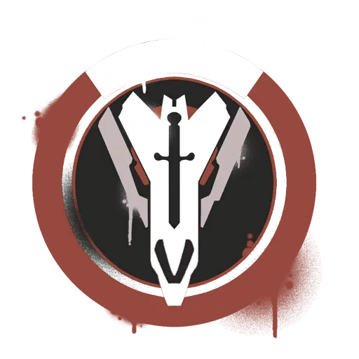 Telegram Sticker «Overwatch Reaper Spray» ☠
