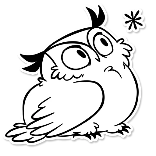 Стикер Telegram «OWL» 😄
