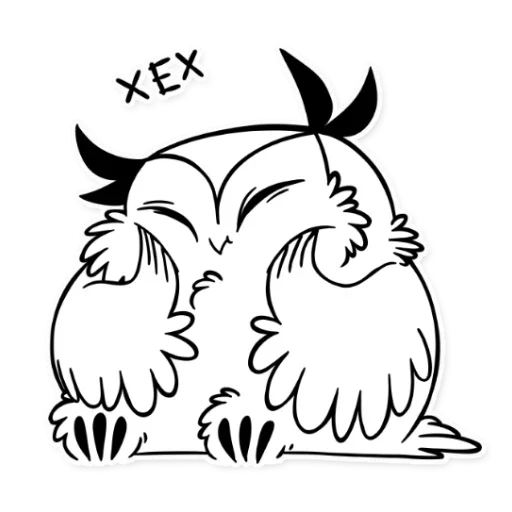 Стікер Telegram «OWL» 😁