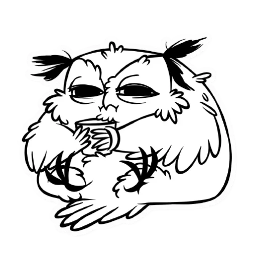 Стикер Telegram «OWL» 😢