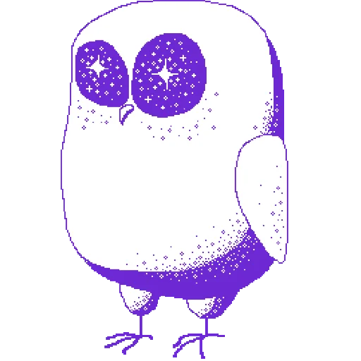 owls  sticker 👀