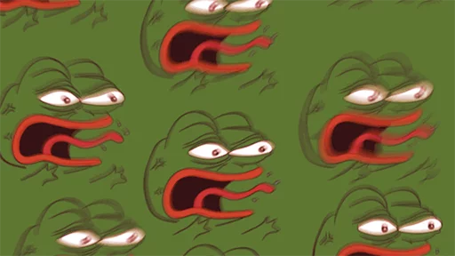 pepe the frog stiker 😡