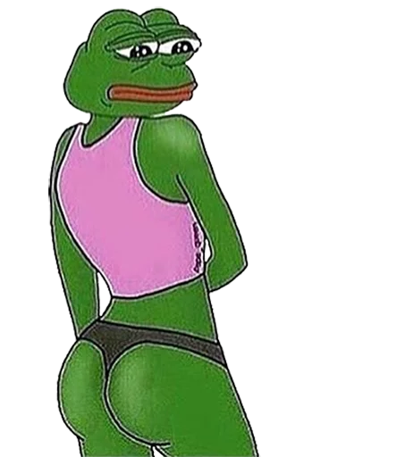 pepe the frog stiker 👙
