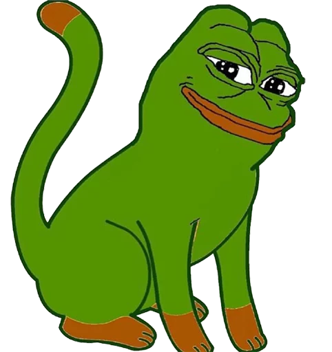 pepe the frog sticker 🐱