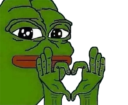 pepe the frog stiker ❤