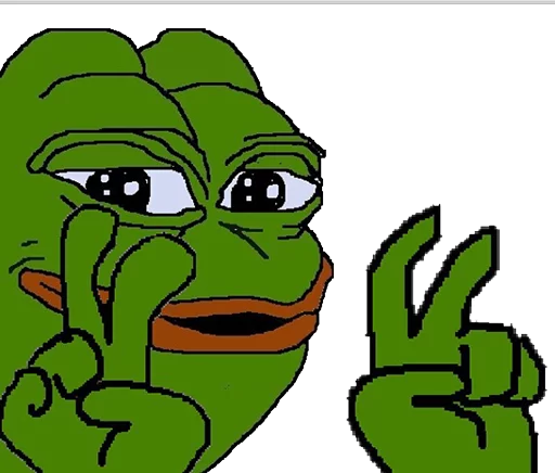 pepe the frog stiker ✌