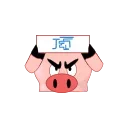 Perfect World pigs sticker ✊