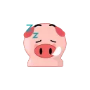 Perfect World pigs sticker 🥱