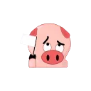 Perfect World pigs sticker 🤞