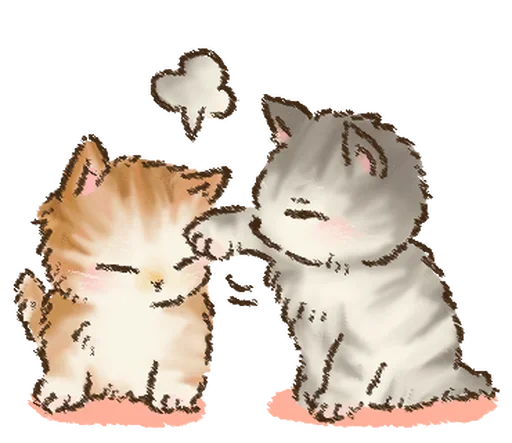Telegram Sticker «милые котики» ❤️