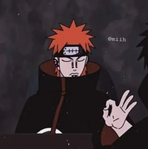 Стікер Telegram «Anime Pain Naruto» ✖️