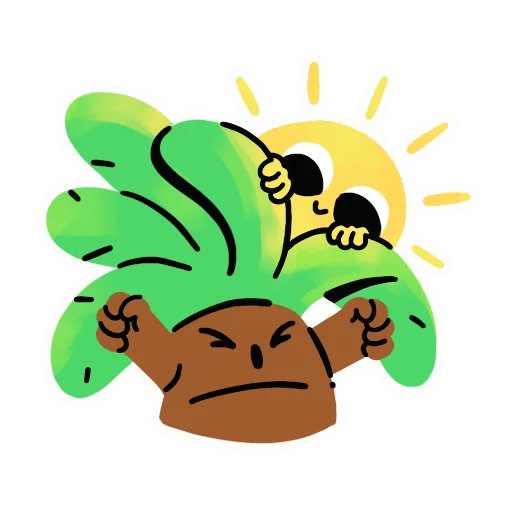 Palmtree emoji 🌞