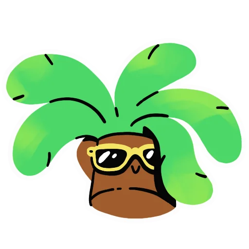 Palmtree emoji 😎