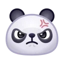 Эмодзи Panda  😠