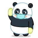 Стикер Panda Emic 👋