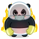 Panda Emic sticker 😠