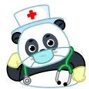 Panda Emic sticker 👨‍⚕️