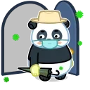 Panda Emic sticker 🦠