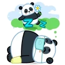 Panda Emic stiker 😴