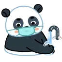 Panda Emic stiker 🧼