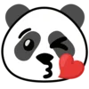 Telegram emojisi «Panda» 😘