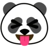 Емодзі Telegram «Panda» 😝