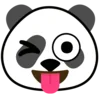 Telegram emojisi «Panda» 😜