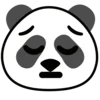 Telegram emojisi «Panda» 😔
