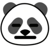 Panda emoji 😞