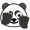 Panda emoji 🫣